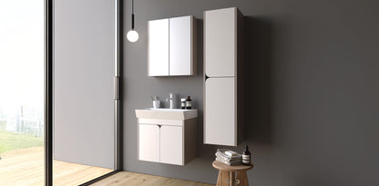 Miya Daphne / Matt White 60 cm Bathroom Cabinet Set