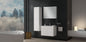 Ada Matt White 80 cm Bathroom Cabinet Set