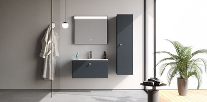 Nova Matt Antracite 80 cm Bathroom Cabinet Set