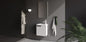 Lyon Matt White 50 cm Bathroom Cabinet Set