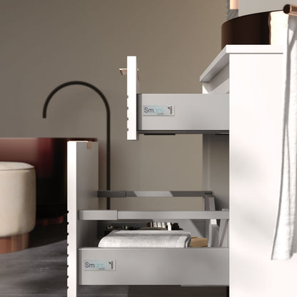 Fiore Claret 85 cm Badezimmerschrank-Set