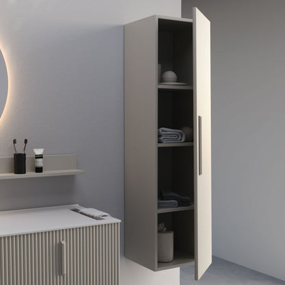 Bari Cherry 80 cm Bathroom Cabinet Set