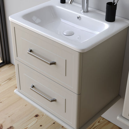 Terra Matt Silk Grey 60 cm Bathroom Cabinet Set