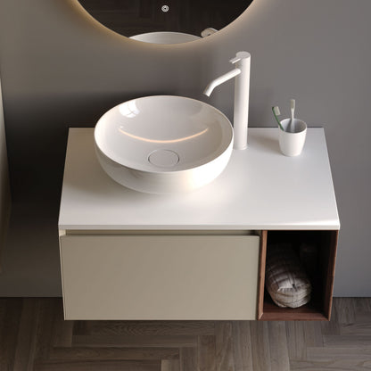 Toledo Matt Antracite 140 cm Bathroom Cabinet Set