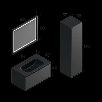 Fonte Bathroom Cabinet Set