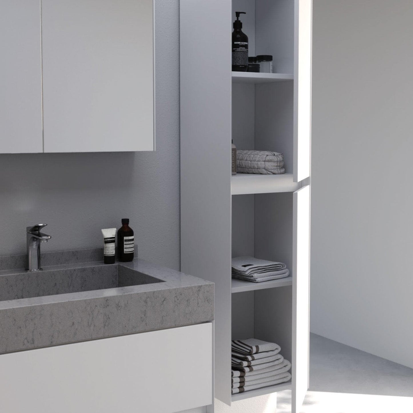 Lucca Bathroom Cabinet Set