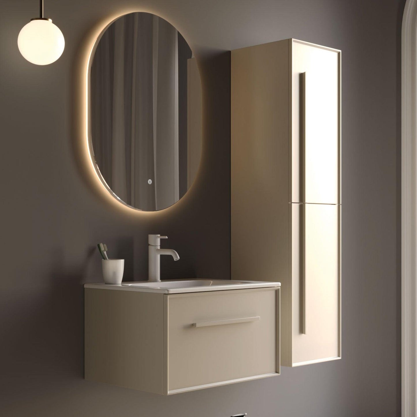 Lugo Bathroom Cabinet Set