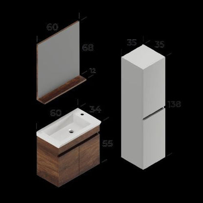 Lidya Bathroom Cabinet Set