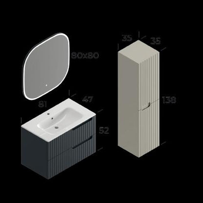 Enza Bathroom Cabinet Set