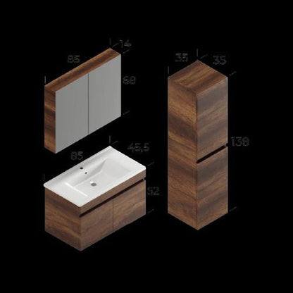 Defne Bathroom Cabinet Set