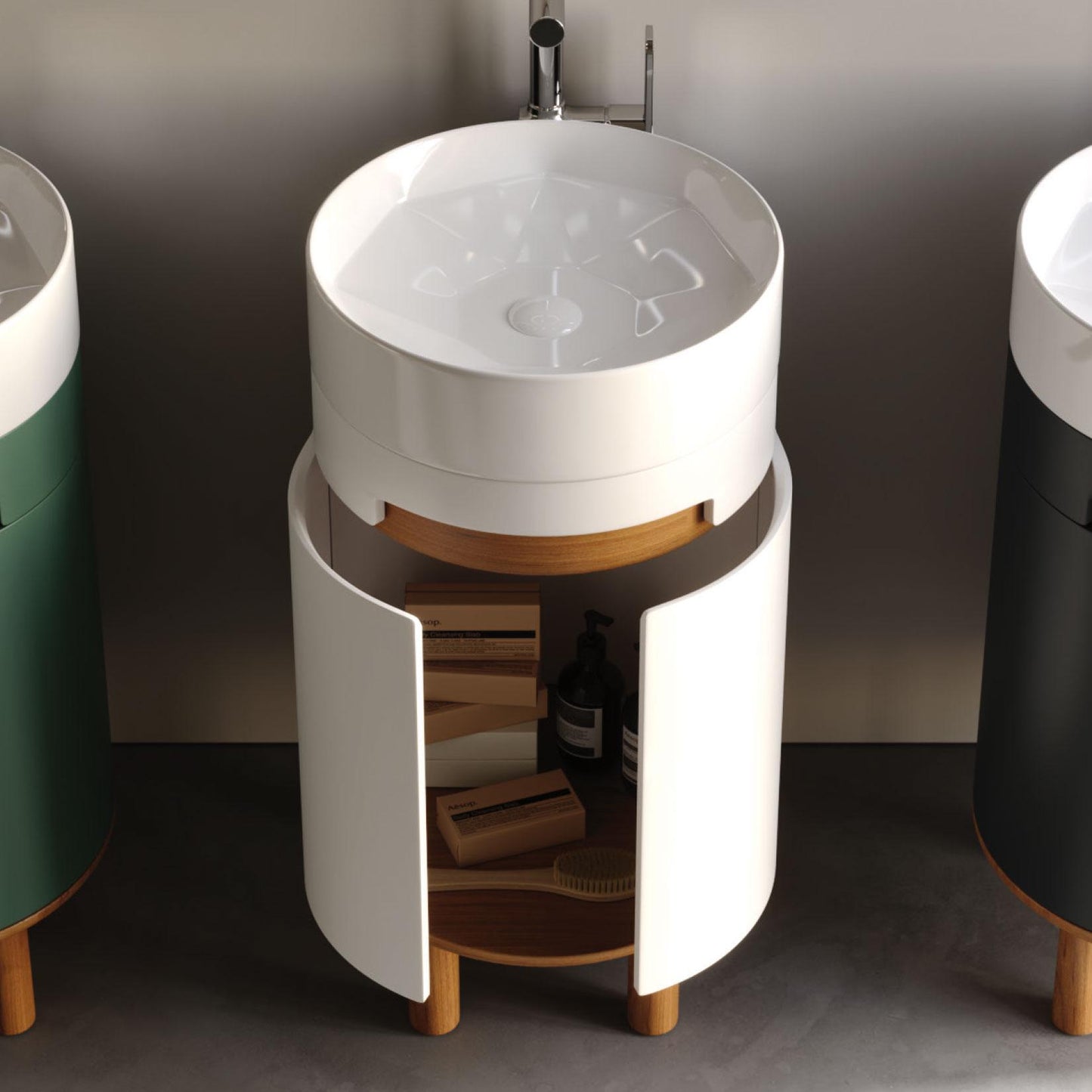 Masal Bathroom Cabinet Set