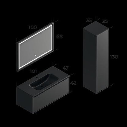 Fonte Bathroom Cabinet Set