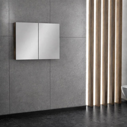 Smile 85cm Baroque MDF/Matte White Bathroom Cabinet Set or Single Options -  Ready to Install, Pre-Assembled, Wall Mounted