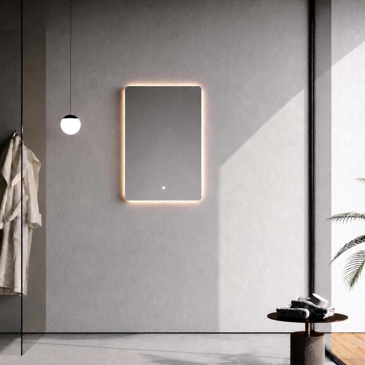 ibiza 60 cm Silk Gray Bathroom Cabinet Set or Single Options - Ready to Install, Pre-Assembled, Wall Mounted