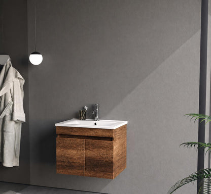Defne 65 cm Baroque Bathroom Cabinet Set or Single Options- Ready to Install, Pre-Assembled, Wall Mounted