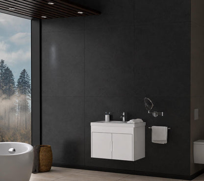 Ada 80 cm White Bathroom Cabinet Set or Single Options - Ready to Install, Pre-Assembled, Wall Mounted