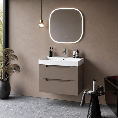 Maddox 100 cm Beige Bathroom Cabinet Set or Single Options - Ready to Install, Pre-Assembled, Wall Mounted