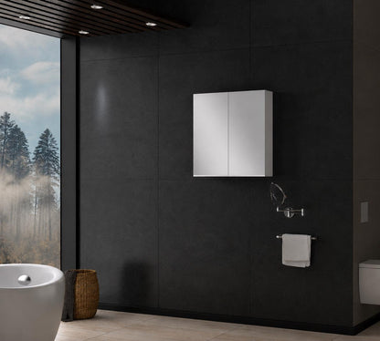 Ada 80 cm White Bathroom Cabinet Set or Single Options - Ready to Install, Pre-Assembled, Wall Mounted